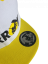 SNAP BLANCO/AMARILLO - Logotipo recto (Yupoong SnapBack)