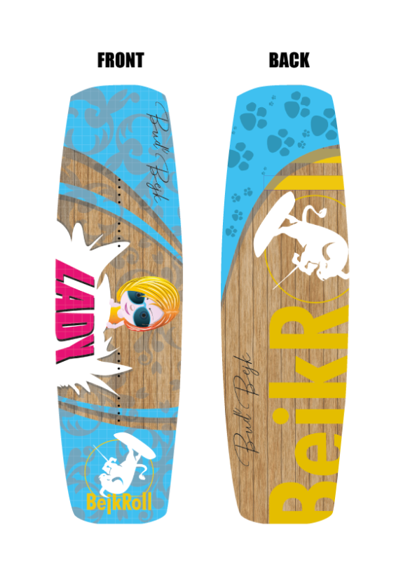 BejkRoll LADIE'S Wakeboard - including your name