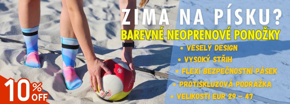 Barevné neoprenové ponožky