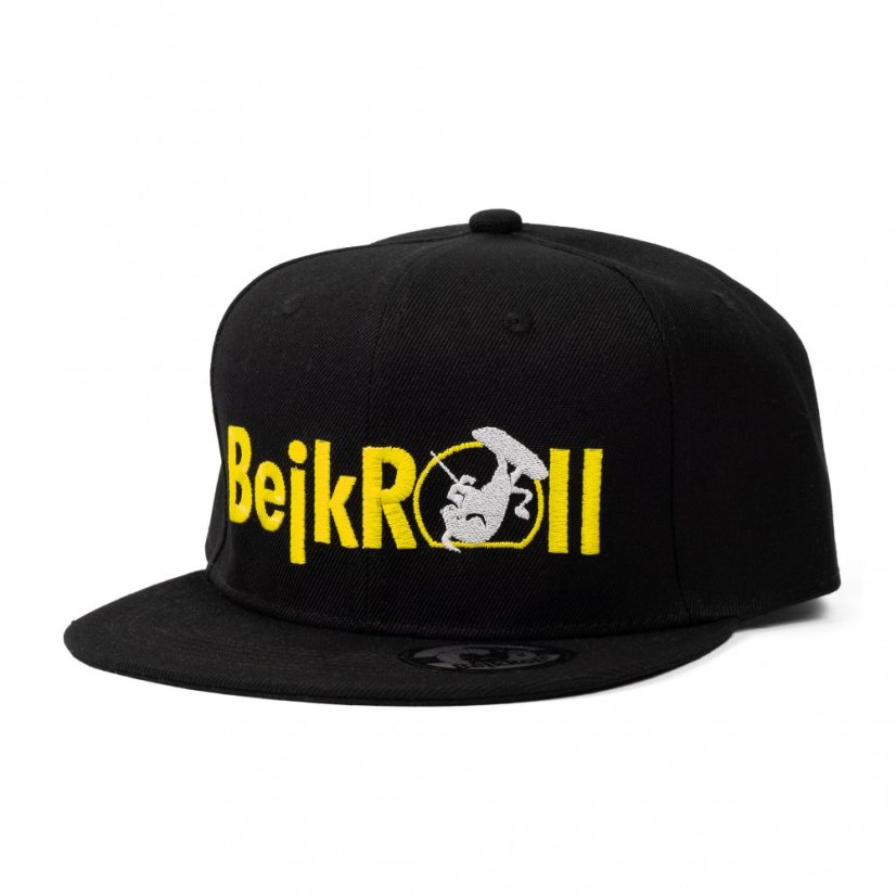 SNAP BLACK - Logotipo recto (Yupoong SnapBack)