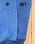 BEJK VELVET – Samt-Sweatshirt mit Kapuze mit Reißverschluss – Raglan - Farbe: blau/weiß, Größe: S