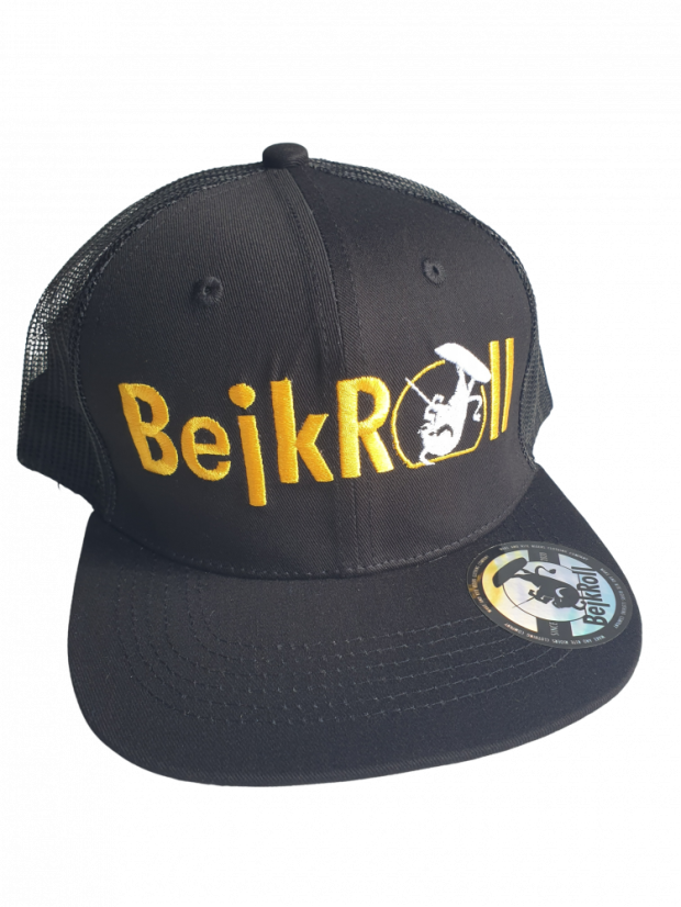 Snap Trucker Negro - Logotipo recto