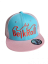 Snap Trucker Rosa/Turquesa - Logo de onda