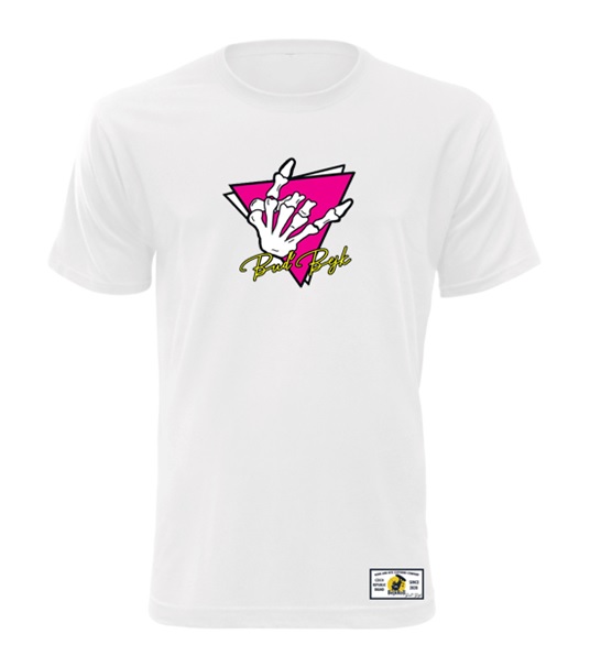 Camiseta BejkRoll - Be Bejk Triangl - blanca