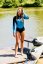 Ladies wetsuit BejkRoll Blue Lagoon on molo front - vel S
