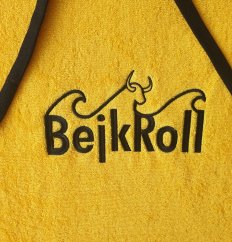 Surf Poncho BejkRoll WAVE MASTER - yellow - front logo Surf Poncho BejkRoll WAVE MASTER - yellow - front logo