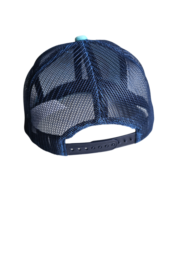 Snap Trucker Turquesa/Azul - Logo de onda