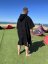 Surf Poncho BejkRoll MASTER black on the kite beach back - size L