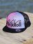 Snap Trucker Negro/Rosa - Logo de onda