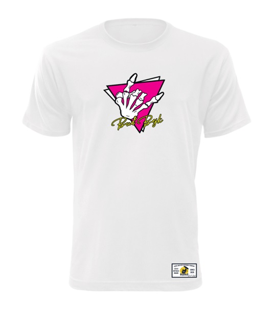 T-Shirt BejkRoll - Buď Bejk (Be Bull) Triangl - white - Size: XS