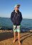 BEJK VELVET – Samt-Sweatshirt mit Kapuze mit Reißverschluss – Marineblau - Farbe: blau/marineblau, Größe: L