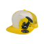 Snap Trucker Yellow-White kšiltovka BejkRoll - Kulaté logo - strana
