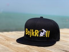 SnapBlack kšiltovka BejkRoll - Rovné logo