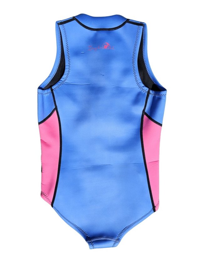 Damen-Neopren BejkRoll HOT OCEAN 2mm - Farbe: blau/rosa, Größe: L