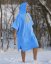 Surf Poncho BejkRoll WAVE MASTER - sky blue - boy on the ice - hardening - side