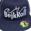 Snap Trucker Navy Modrá-Stříbrná – rovné WAVE logo center - logo detail & sticker