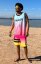 Shorts - gelb/rosa