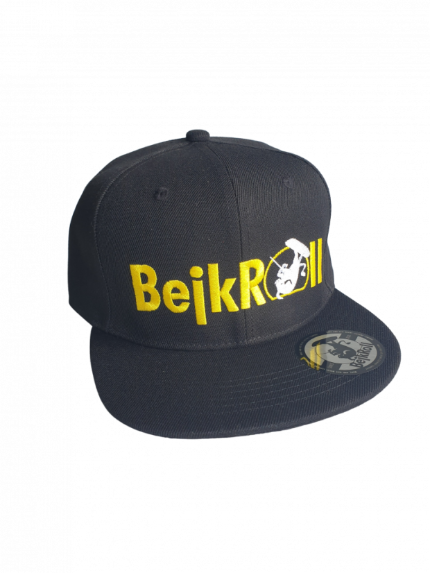 SNAP BLACK - Logotipo recto (Yupoong SnapBack)