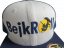 Snap Trucker White-Navy kšiltovka BejkRoll - Rovné logo - předek detail vyšívané logo