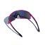 Sunglasses BejkRoll Champion REVO + EVA Box - transparent lila - pink golden mirror - back