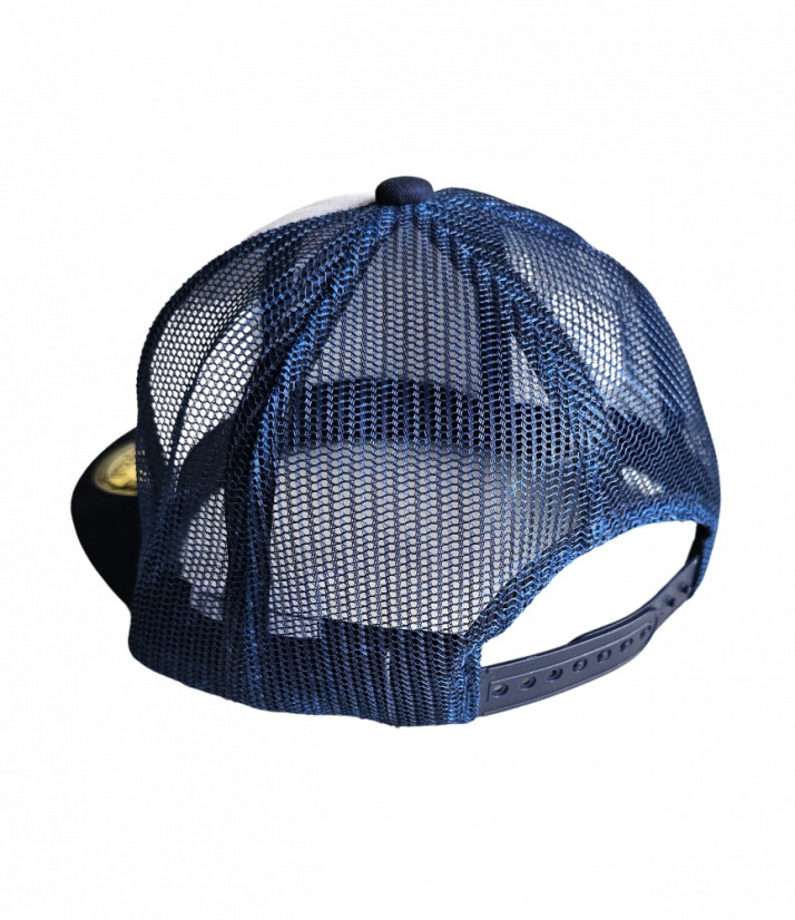 Snap Trucker Blanco/Marino - Logotipo BEJCZECH