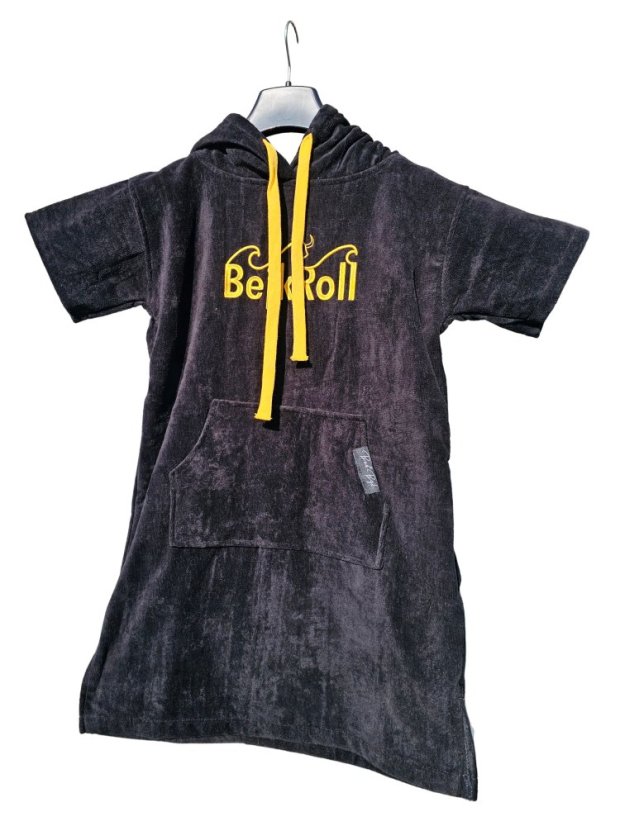 Surf Pončo BejkRoll WAVE MASTER - černá - předek