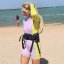 Ladies wetsuit BejkRoll Honey Wave - on the beach - size M