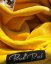 BEJK VELVET - Velvet sweatshirt with hood BejkRoll - yellow - detail velvet material and tag Be Bull - hood BEJK VELVET - Velvet sweatshirt with hood BejkRoll - yellow - detail velvet material and tag Be Bull - hood