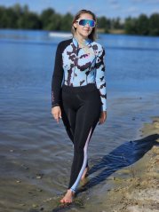 Ladies neoprene pants BejkRoll Water Star - front - size S