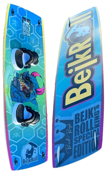BejkRoll KING'S SPECIAL EDITION Kiteboard + Vázání - obě strany