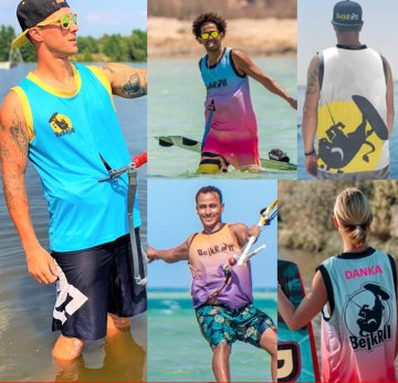 Jerseys Bejkroll - Sports and Kiteboard with a hole for harness hook