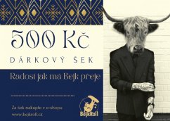 BejkRoll Dárkový šek - poukaz - voucher - 500 Kč