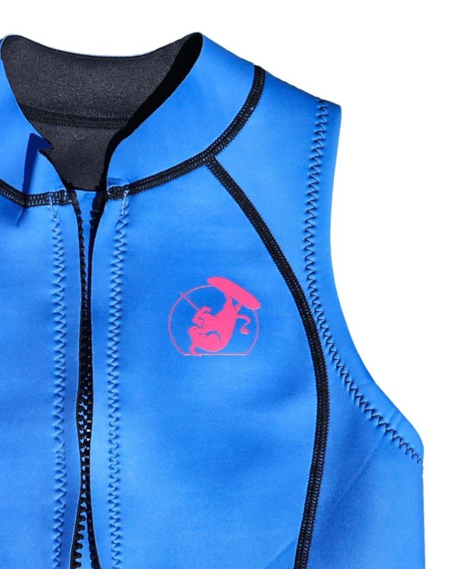 Damen-Neopren BejkRoll HOT OCEAN 2mm - Farbe: blau/rosa, Größe: L