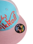 Snap Trucker Rosa/Turquesa - Logo de onda