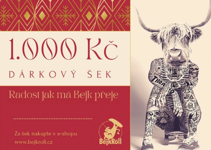 Geschenkgutschein 1000 CZK