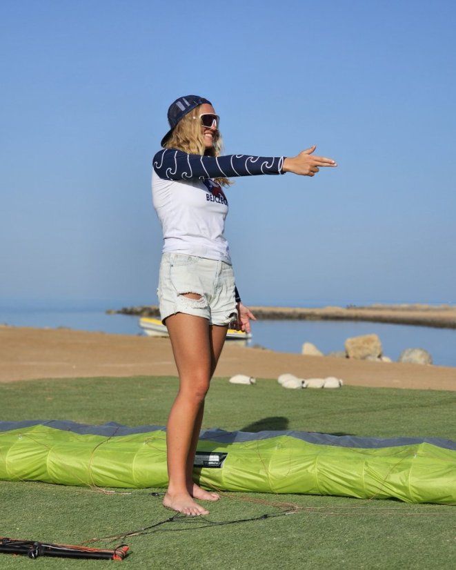 Lycra Rashguard – BejkRoll Raglan BEJCZECH - with flysurfer kite - size M
