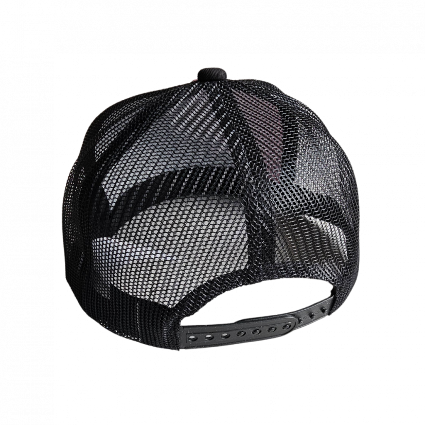 Snap Trucker Negro/Rosa - Logo de onda