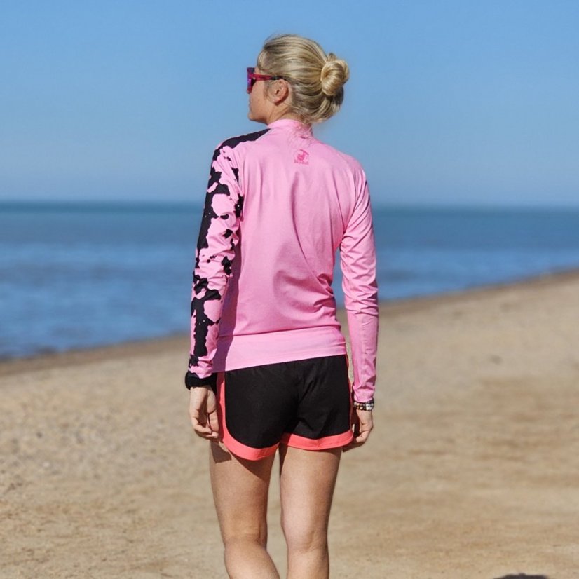 Lycra – BejkRoll BEJKSKIN Růžová unisex - zadek - vel M