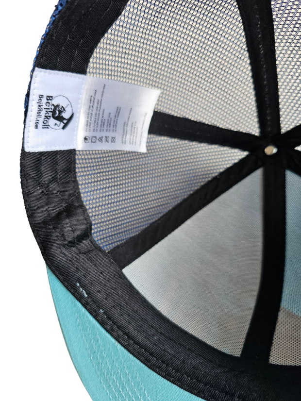 Snap Trucker Turquesa/Azul - Logo de onda