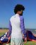 Lycra - Estilo raglán - violeta - logotipo OLA - unisex