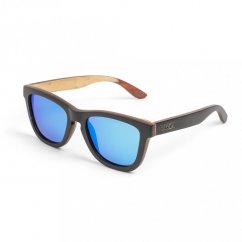 Sunglasses BejkRoll BOSS black - blue mirror - front