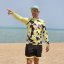 Lycra - BEJK SKIN - amarillo - logo LANA - unisex