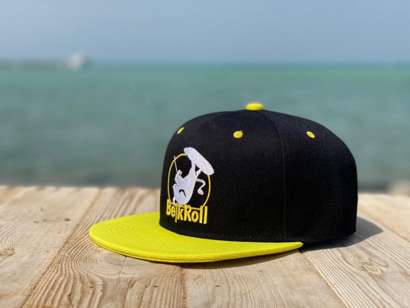 SnapYellow cap BejkRoll - Rounded logo