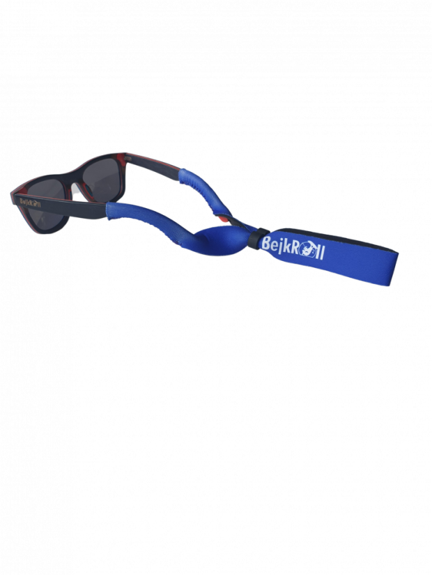 Neoprenová páska - šňůrka na brýle s utahováním - Barva: Modrá