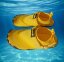 Water shoes BejkRoll - quick drying - top - yellow