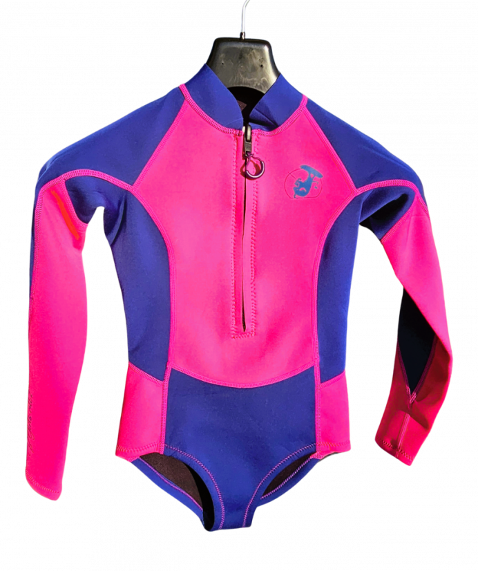Neopren damski BejkRoll PINK LAGOON 2mm - Rozmiar: S