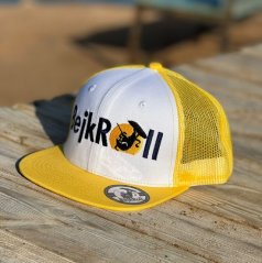Snap Trucker żółto-biały – Proste logo