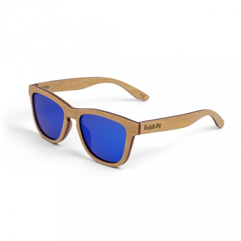 Sunglasses BejkRoll BOSS natural light - blue mirror