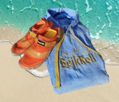 Surf Poncho BejkRoll sky blue and water shoes - orange Surf Poncho BejkRoll sky blue and water shoes - orange