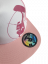 Snap Trucker Pink kšiltovka BejkRoll - Kulaté logo - předek sticker